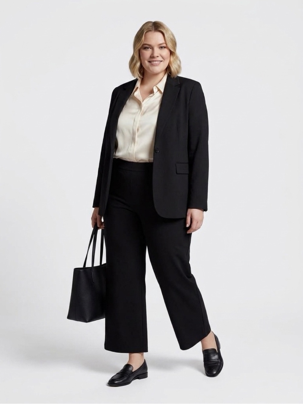 Sanctuary Black Wide-Leg Dress Pants 2X